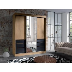 Szafa przesuwna z lustrem HADI | BeautySofa24.pl