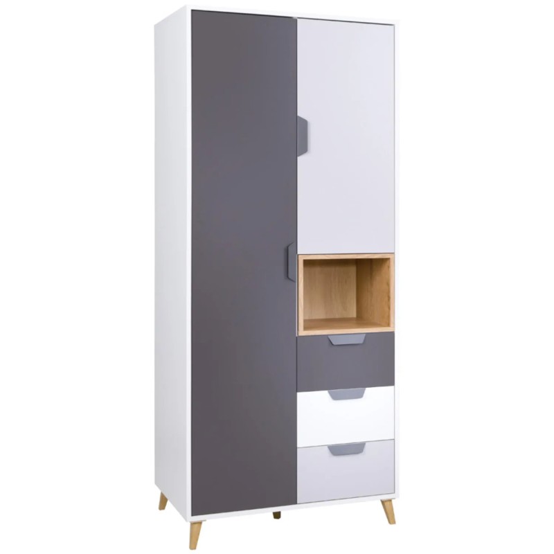 Szafa do pokoju młodzieżowego JOVI 02 | BeautySofa24.pl