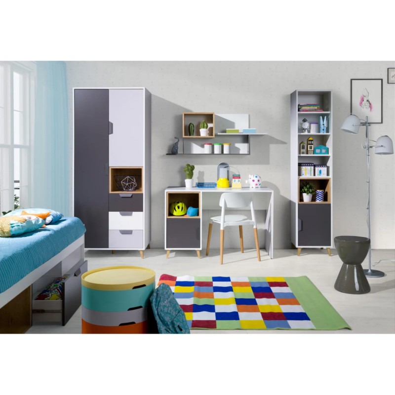 Szafa do pokoju młodzieżowego JOVI 02 | BeautySofa24.pl