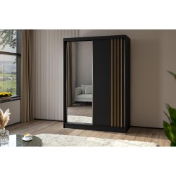 Szafa przesuwna z lamelami NELA | BeautySofa24.pl