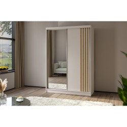 Szafa przesuwna z lamelami NELA | BeautySofa24.pl