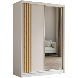 Szafa przesuwna z lamelami NELA | BeautySofa24.pl