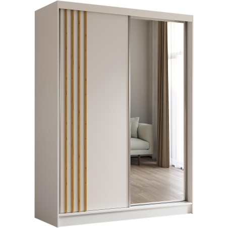 Szafa przesuwna z lamelami NELA | BeautySofa24.pl