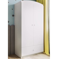 szafa dziecięca biała PAUL w pokoju dziecięcym