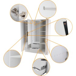 Szafa z lamelami NORI | BeautySofa24.pl