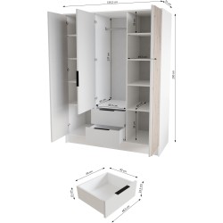 Szafa z lamelami NORI | BeautySofa24.pl