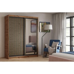 Szafa przesuwna z lamelami DONATELLO | BeautySofa24.pl