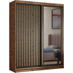 Szafa przesuwna z lamelami DONATELLO | BeautySofa24.pl