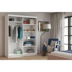 Szafa przesuwna z lamelami DONATELLO | BeautySofa24.pl