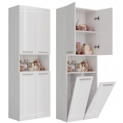 Szafa łazienkowa z koszami NOLAN 2K DK | Beautysofa24.pl