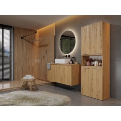 Szafa łazienkowa z koszami NOLAN 2K DK | Beautysofa24.pl