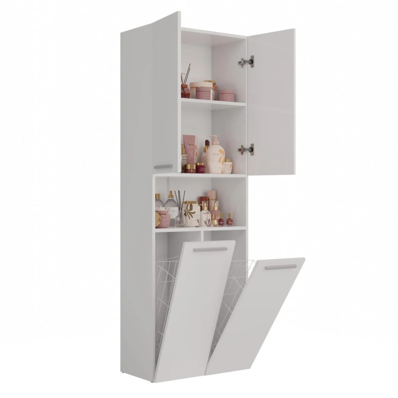 Szafa łazienkowa z koszami NOLAN 2K DK | Beautysofa24.pl