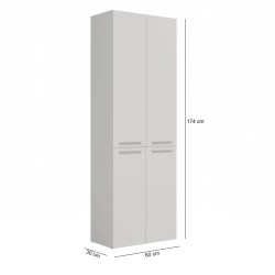 Szafa łazienkowa z koszami NOLAN 2K DD | Beautysofa24.pl