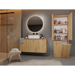 Szafa łazienkowa z koszami NOLAN 2K DD | Beautysofa24.pl