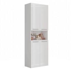 Szafa łazienkowa z koszem NOLAN 1K DK | Beautysofa24.pl