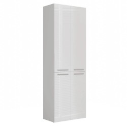 Szafa łazienkowa z koszem NOLAN 1K DD | Beautysofa24