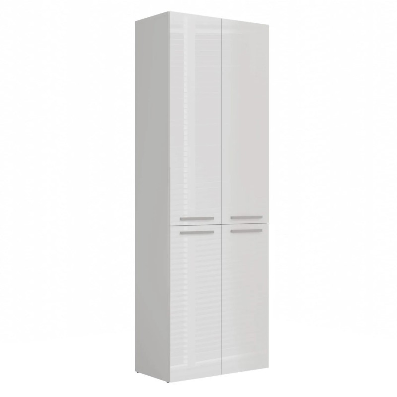 Szafa łazienkowa z koszem NOLAN 1K DD | Beautysofa24