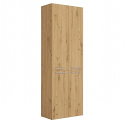 Szafa łazienkowa z koszem NOLAN 1K DD | Beautysofa24