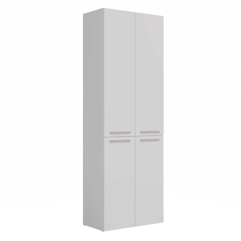 Szafa łazienkowa z koszem NOLAN 1K DD | Beautysofa24