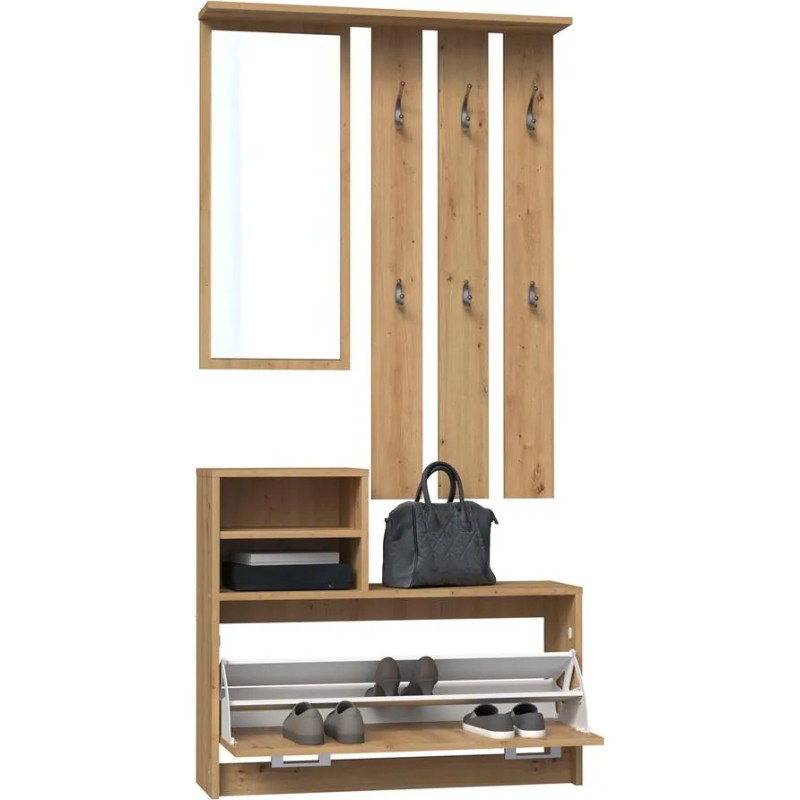 Garderoba z lustrem CASTELLA | Beautysofa24.pl