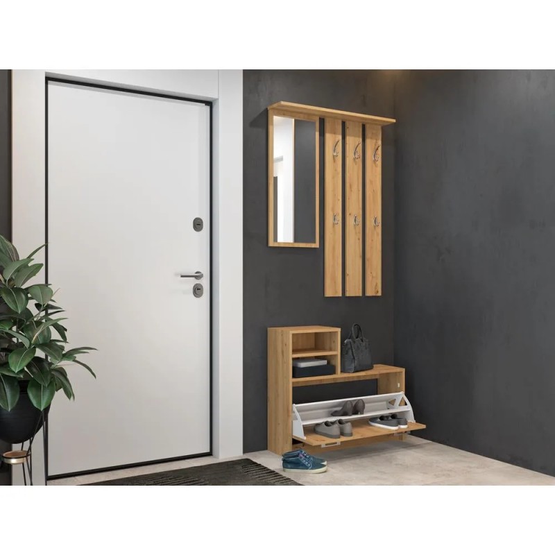 Garderoba z lustrem CASTELLA | Beautysofa24.pl