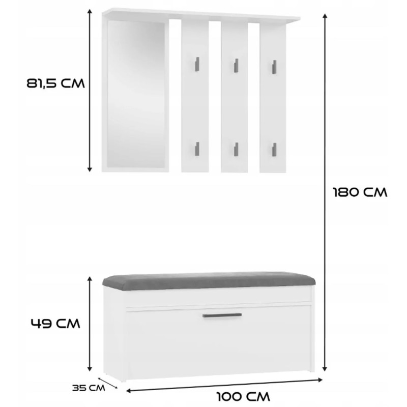 Szafa przesuwna ANTON 01 | Beautysofa24.pl