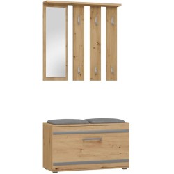 Garderoba z siedziskiem RAVENNA | Beautysofa24.pl