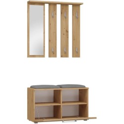 Garderoba z siedziskiem RAVENNA | Beautysofa24.pl