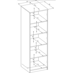 Szafa ubraniowa SOLANA | BeautySofa24.pl