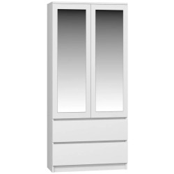 Szafa z szufladami i lustrem RUBIN