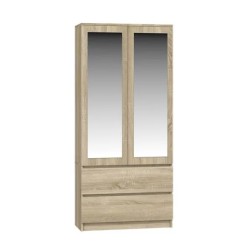 Szafa z szufladami i lustrem RUBIN