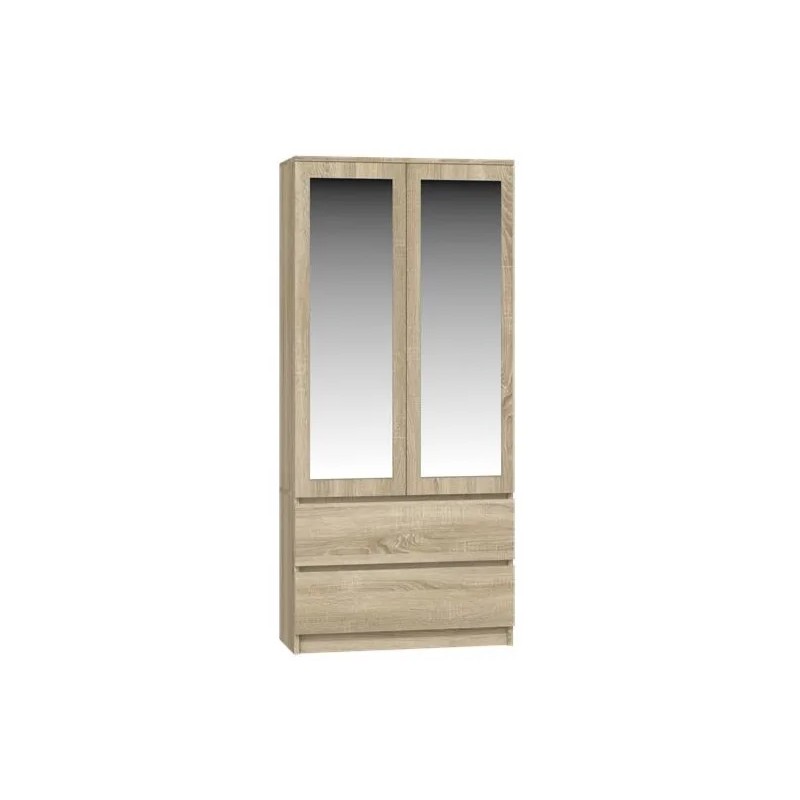 Szafa z szufladami i lustrem RUBIN