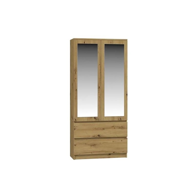 Szafa z szufladami i lustrem RUBIN