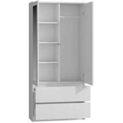 Szafa z szufladami i lustrem RUBIN