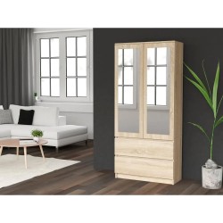 Szafa z szufladami i lustrem RUBIN