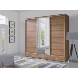 Szafa przesuwna z lustrem HAJFA | BeautySofa24.pl