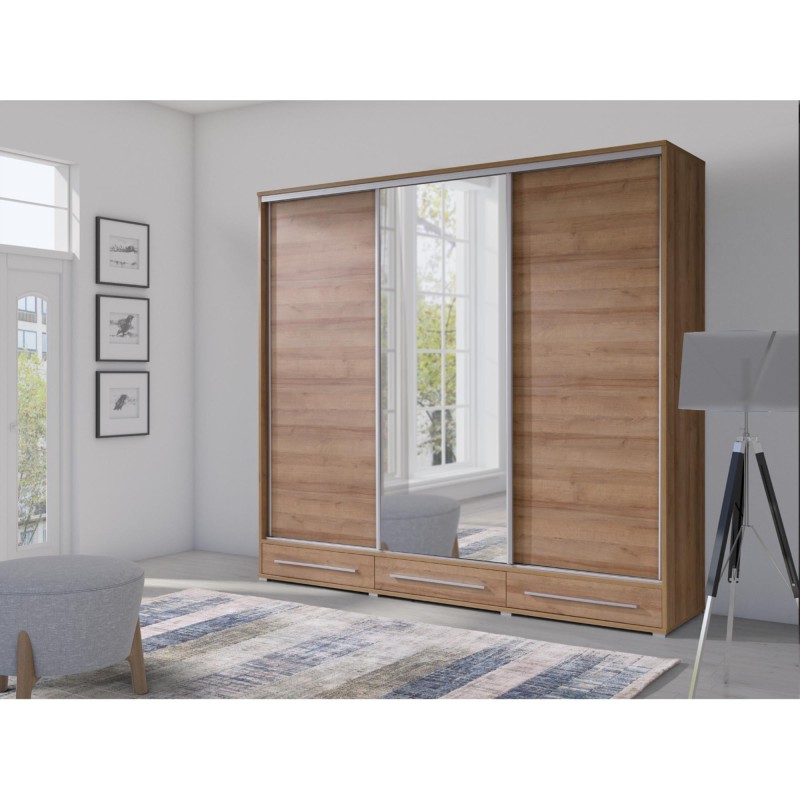 Szafa przesuwna z lustrem HAJFA | BeautySofa24.pl