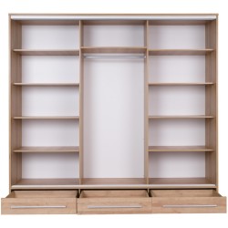 Szafa przesuwna z lustrem HAJFA | BeautySofa24.pl