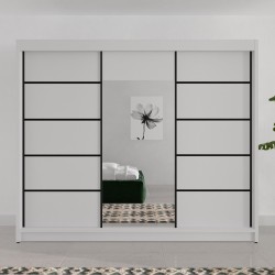 Szafa przesuwna z lustrem MONIKA | BeautySofa24.pl