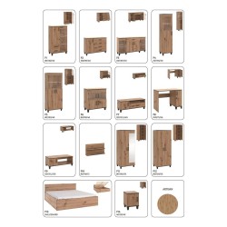 Szafa dwudrzwiowa P12 | BeautySofa24.pl