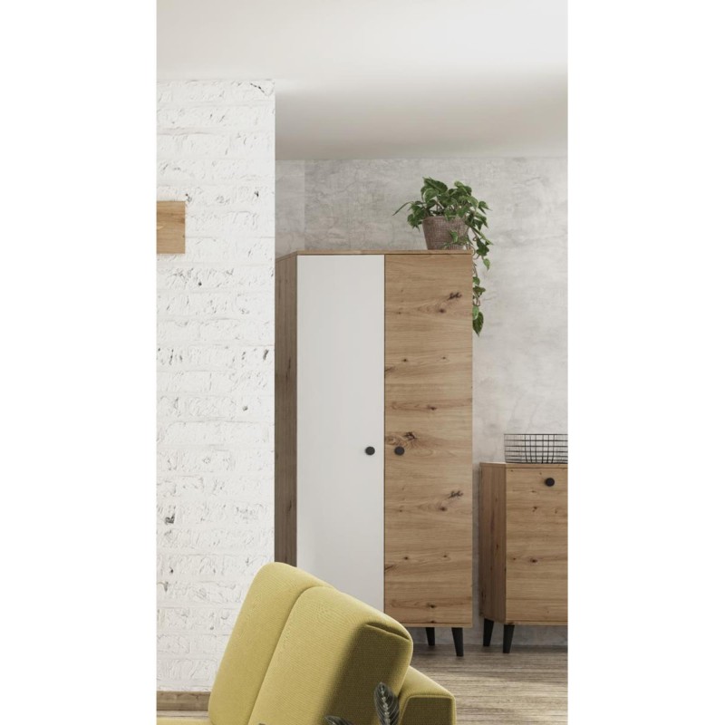 Szafa dwudrzwiowa na nóżkach C6 | BeautySofa24.pl