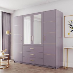 Szafa z szufladami i lustrem BALID D4 | BeautySofa24.pl