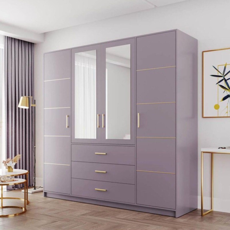 Szafa z szufladami i lustrem BALID D4 | BeautySofa24.pl