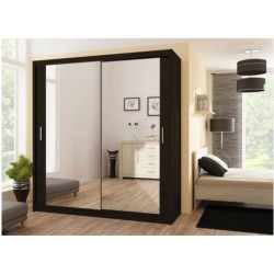 Szafa przesuwna z lustrem PARIS 160 cm | BeautySofa24.pl