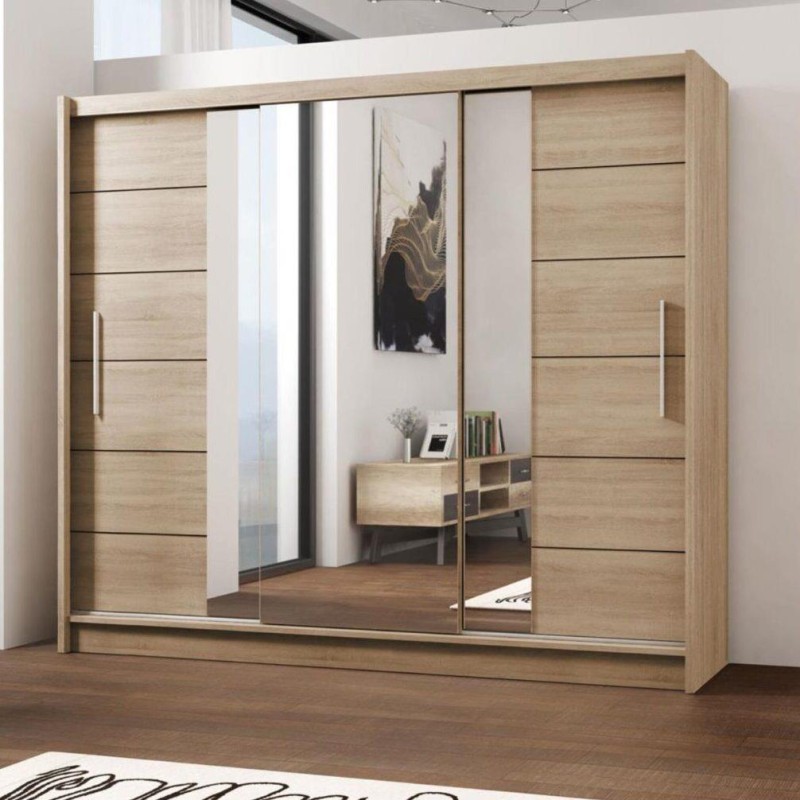 Szafa przesuwna z lustrem LIZBONA II | BeautySofa24.pl