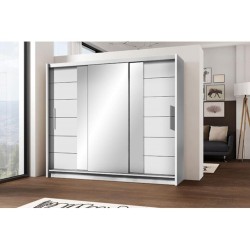 Szafa przesuwna z lustrem LIZBONA II | BeautySofa24.pl