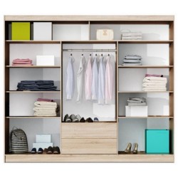 Szafa przesuwna z lustrem LIZBONA II | BeautySofa24.pl