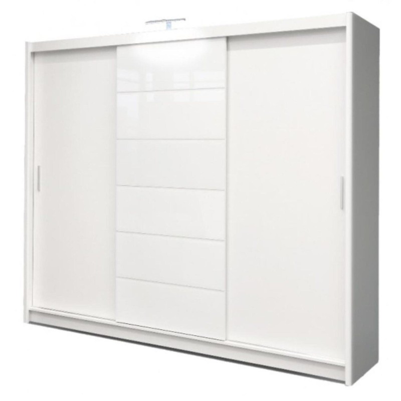 Szafa przesuwna z lustrem MALIBU | BeautySofa24.pl