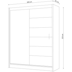 Szafa przesuwna SEWILLA | BeautySofa24.pl