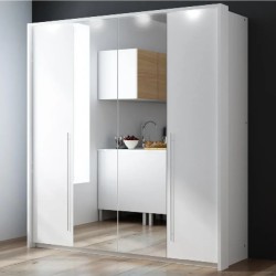 Szafa przesuwna z lustrem BREMCO | BeautySofa24.pl